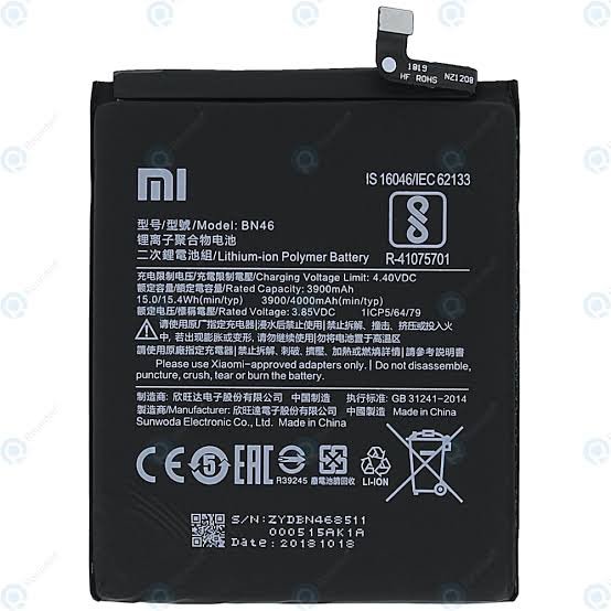 BATTERIE REDMI NOTE 8 / 8T / REDMI 7 BN46